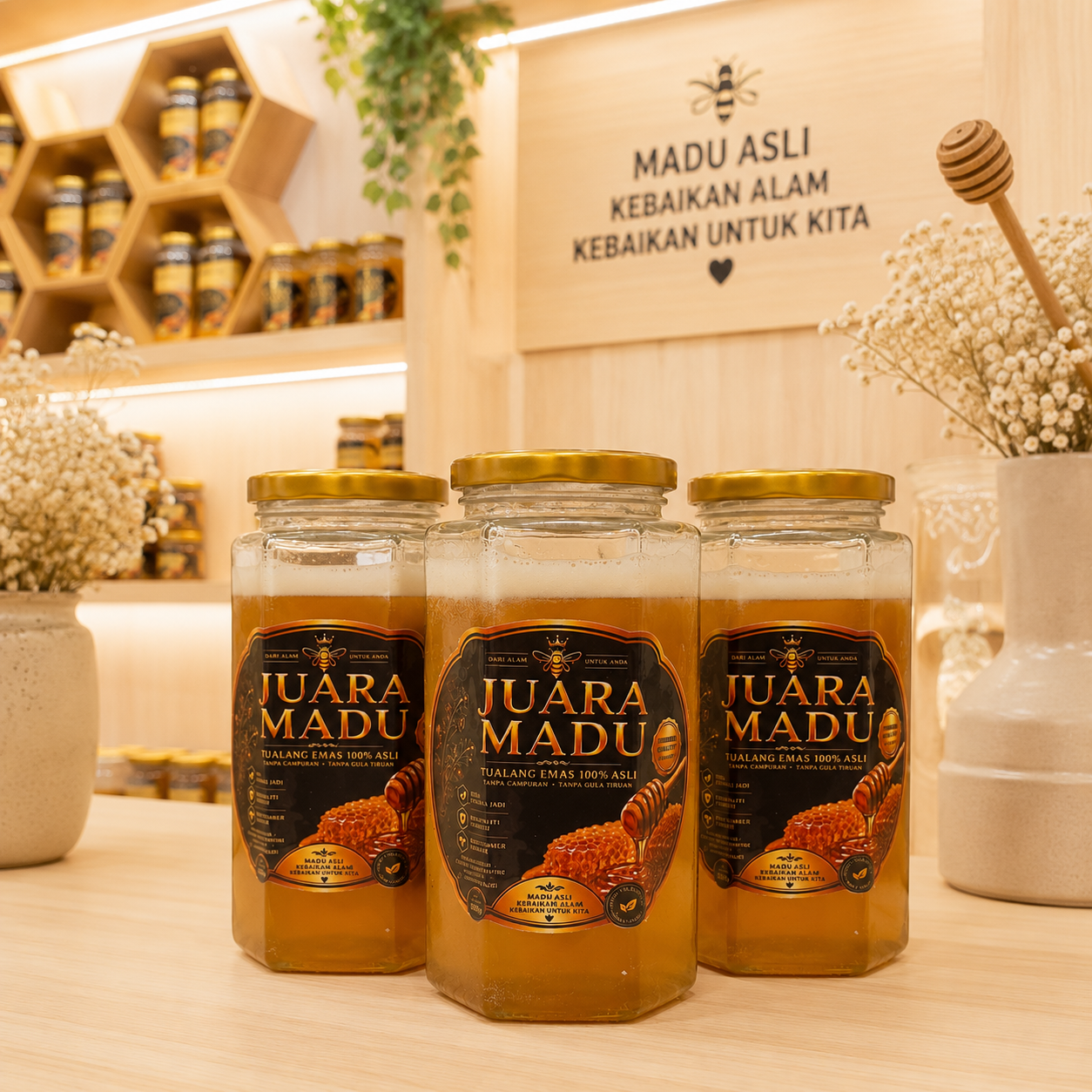 Juara Madu —  100% Madu Tualang Emas
